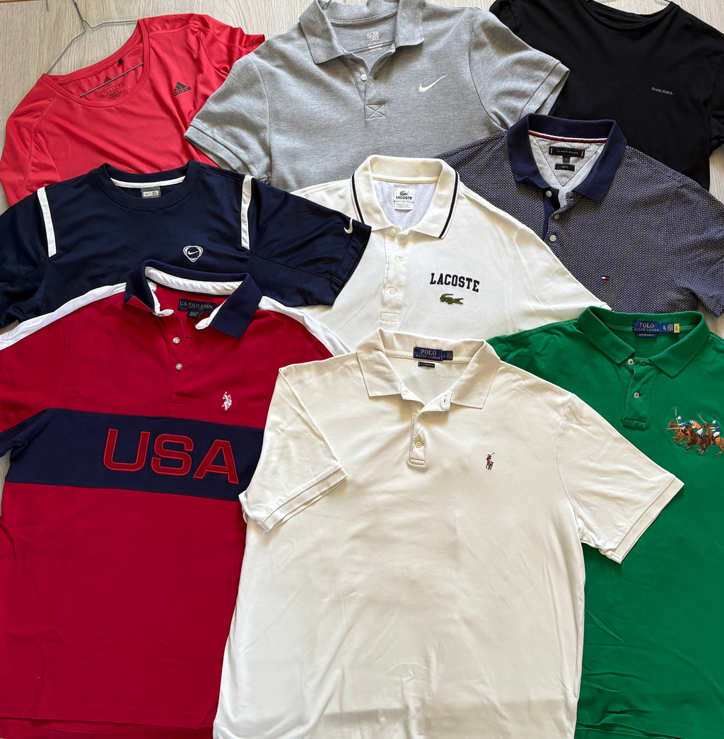 Box T-shirt et Polo de marque - 50 pièces